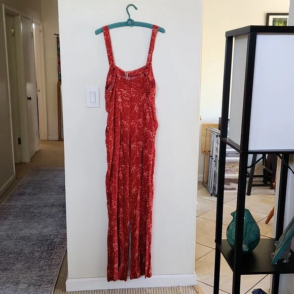 Zara Paisley Sleeveless Jumpsuit, nwt - Picture 10 of 12